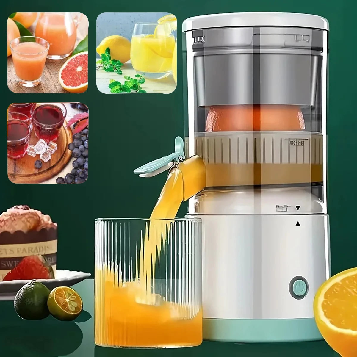 Multi-Function Portable Electric Juicer